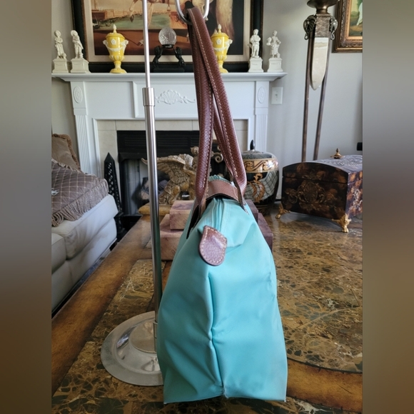 Longchamp Green Foldable Nylon Tote - Picture 11 of 12